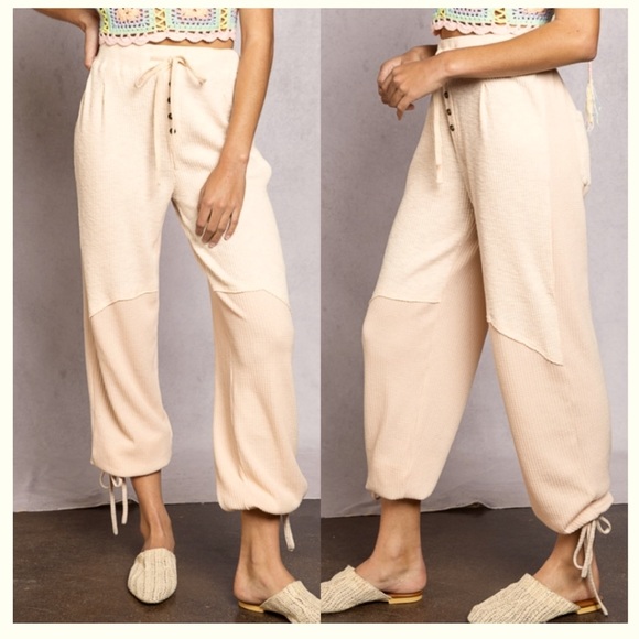 💝Boutique~POL🍑Pretty Thermal Joggers💗 - Picture 2 of 5